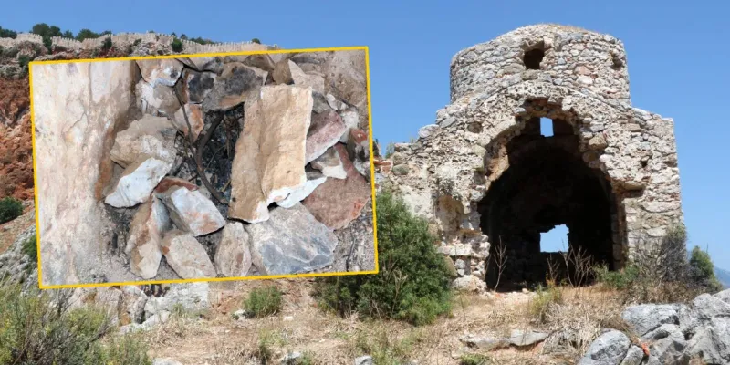 Tarihi Kiliseye Vahşet! 11. Yüzyıl Mirası Mangal Kömürü Oldu