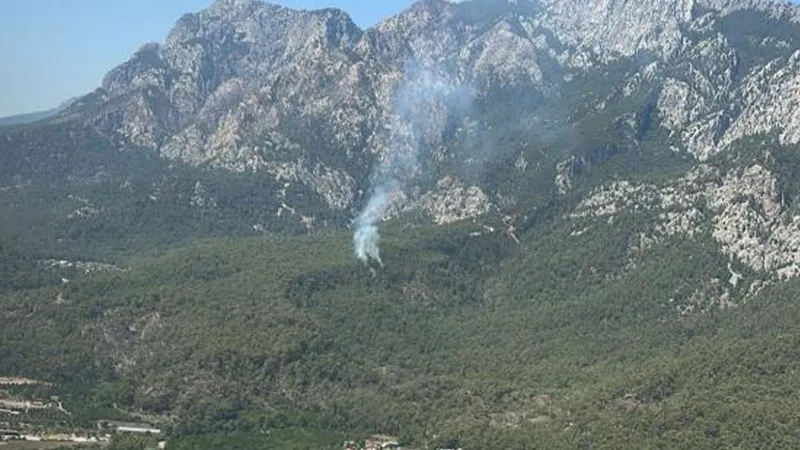 Antalya'da orman yangını