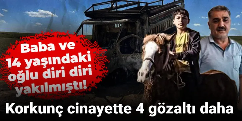 Diyarbakır'da Baba Oğul Cinayeti! 4 Yeni Gözaltı Şoku