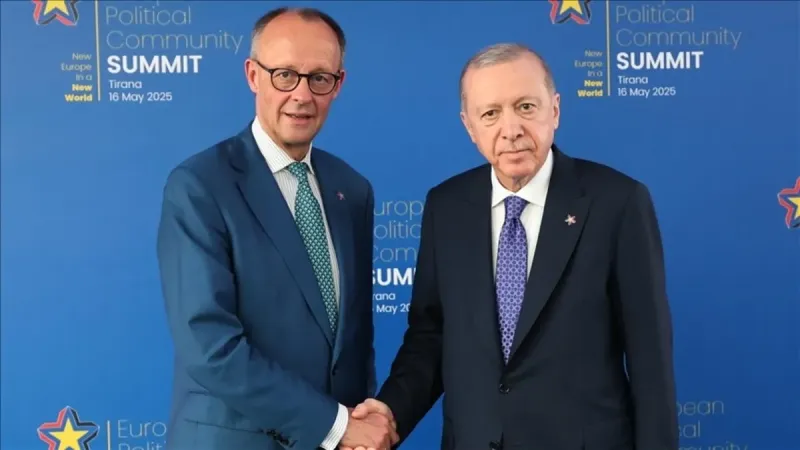 Başkan Erdoğan Almanya Başbakanı ile görüştü