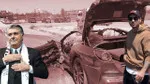 Serdal Adalı'nın Oğlu Alev Alev Yanan Lüks Otomobilden Son Anda Kurtuldu!
