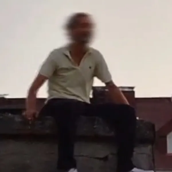 Çatıya taşan aile dramı!