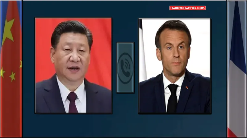 Çin Devlet Başkanı Şi Cinping, Fransa Cumhurbaşkanı Macron ile görüştü