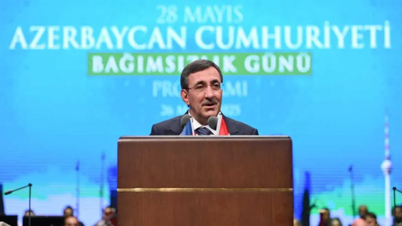 Cumhurbaşkanı Yardımcısı Yılmaz: Türkiye ve Can Azerbaycan istikbali birlikte kurmaktadır