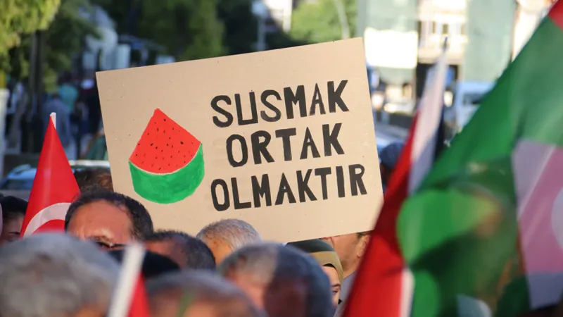 Elazığ'da "İsrail zulmüne hayır" yürüyüşü