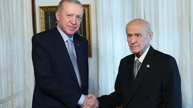 Erdoğan ve Bahçeli görüştü