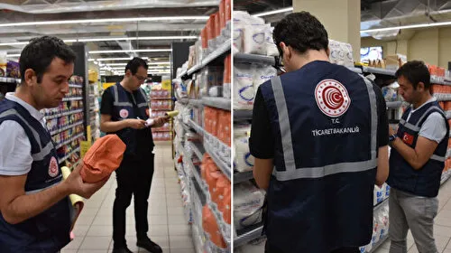 İzmir'de marketlerde 'fahiş fiyat' ve 'etiket' denetimi