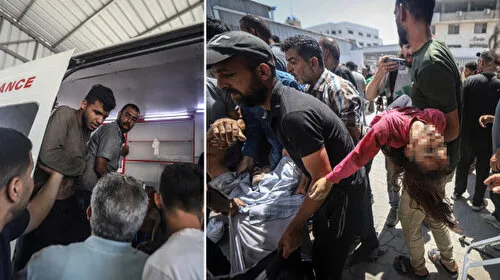 Katil İsrail'in Gazze'ye düzenlediği son saldırılarda 52 Filistinli hayatını kaybetti