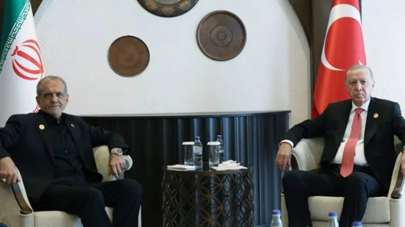 Kritik zirve! Erdoğan ve İranlı mevkidaşı bir araya geldi