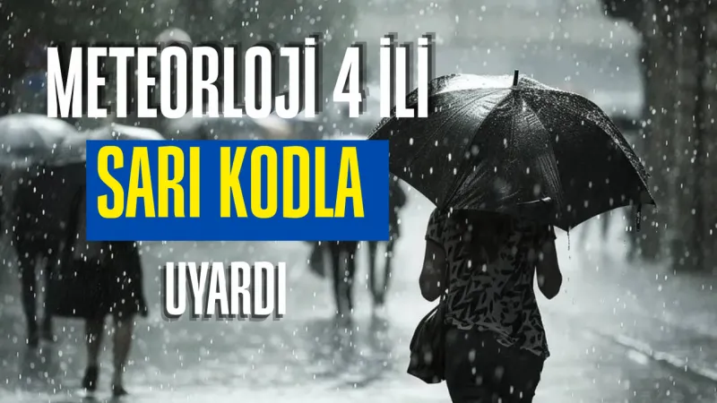 ⛈️Türkiye'ye Sağanak ve Fırtına Geliyor! İşte İl İl Hava Durumu