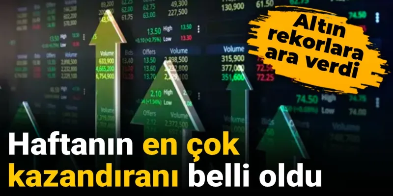 Altın Duruldu! İşte Haftanın Şampiyon Yatırım Aracı
