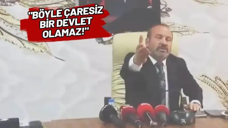 MHP'li Başkan Çileden Çıktı: "Böyle Çaresiz Devlet Olmaz!"