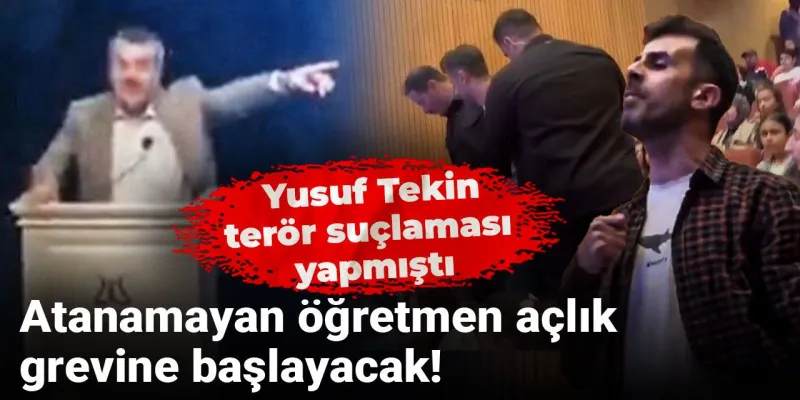 Yusuf Tekin'den Şok Suçlama: Öğretmen Açlık Grevine Başlıyor!