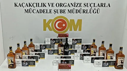 Samsun'da kaçakçılık operasyonunda 2 kişi gözaltına alındı