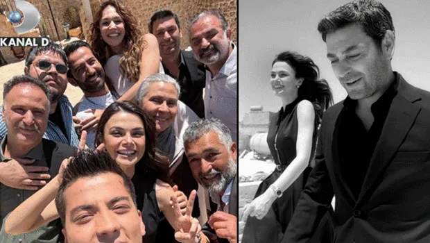 Uzak Şehir'in Yıldızları Sette Coştu! Ozan Akbaba'dan Özel Pozlar