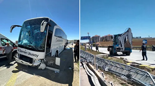 Otobüs Kazası! Kırıkkale'de Faciadan Dönüldü: Yaralılar Var